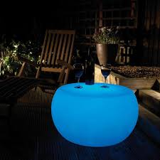 An Illuminating Table How Cool S That Tambour Backyard Decor Outdoor Accents