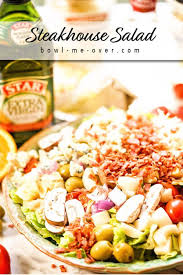 Steakhouse Salad Recipe Recipe Best Salad Recipes Full Meal Recipes Dinner Recipes Easy Family