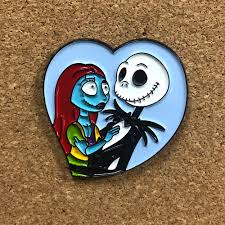 The Nightmare Before Christmas 'Jack and Sally | Heart' Enamel Pin – Shop  Enamel Pins