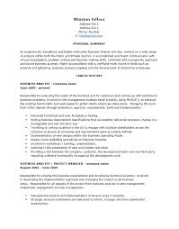 Senior Business Analyst Resume Template Resume Templates
