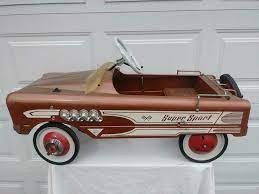 Super Sport Amf Toy Pedal Car 36 X 16 Original Ebay Toy Pedal Cars Vintage Pedal Cars Pedal Cars