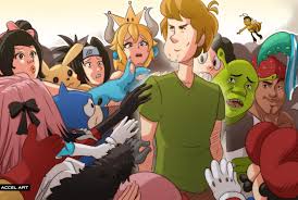In Shaggy We Trust By Accelart Shaggy Rogers Cartoon Crossovers Anime Memes Scooby Doo Memes