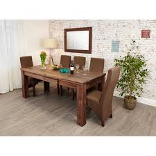 Modern dining table design 8 seater. Modern Dark Wood Solid Walnut Extending Dining Table 6 To 8 Seater Dark Wood Finish