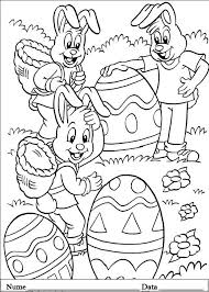 Desen animat cu iepurasi de paste amuzante pentru copii. Planse De Colorat Cu Iepurasi De Pasti