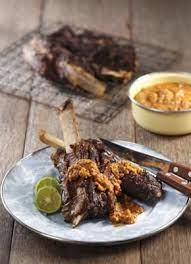 Iga Bakar Saus Kacang Resep Masakan Asia Makan Malam Resep Daging Sapi