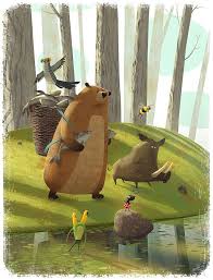 Children Book Illustration Story About How The Forest Animals Preparing For War U Picture Books Illustration Children S Book Illustration Animal Illustration