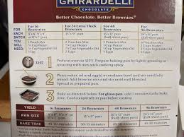 I am a huge fan of costco. Pin By Letha Stack On Ghiardelli Brownie Mix Directions From Costco Best Brownies Half Sheet Pan Best Chocolate