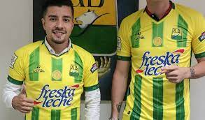 El defensa central colombiano de 27 años jeison andrés palacios murillo fue confirmado este lunes 21 de junio como nuevo jugador del pafos. Camiseta Deporte Total De Atletico Bucaramanga 2018 Tsc