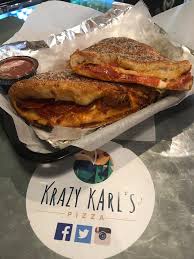 Krazy Karl S Pizza Campus West Grinder Of The Week This Weeks Grinder Of The Week Is The Pizza Grinder 8 Pizza Dough Folded Over And Stuffed With Our 3