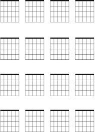 Blank Guitar Chord Sheets Printable Guitar Chord Sheet Guitar Chord Chart Basic Guitar Chords Chart