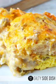 Biscuits And Gravy Casserole With Eggs Biscuits And Gravy Breakfast Casserole Folds Hearty Sausage And Delicious Egg Into In 2020 Mexican Food Recipes Appetizers Cooking Recipes