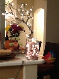 Giller Mason Jar With Branch And Lights Outdoor Lighting Mason Jars Lights
