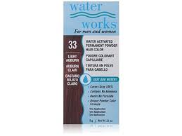 waterworks water activated permanent powder hair color 33