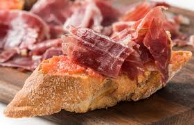 Bread with Tomato and Ham Recipe