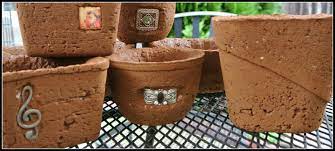 Spray inside of mold with cooking oil. Adding Charms On Hypertufa Pots Part 2 4 Surya Garden