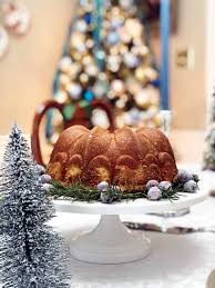 Then topped with delicious dried cranberries and cream cheese frosting. Christmas Dessert Garnished Pound Cake Dixie Delights