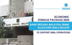 Bank negara malaysia (the central bank of malaysia). Economic Stimulus Package 2020 Bank Negara Malaysia Bnm Allocated Rm3 3 Billion To Support Smes Operations Cheng Co