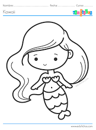 Kawaii Dibujos Para Colorear