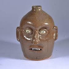 Lanier Meaders Face Jug African American Features