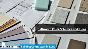 Because the bathroom is commonly used for cleaning, many people tend to go for color schemes in the bathroom that are associated with cleanliness. Ppt Bathroom Color Schemes And Ideas Powerpoint Presentation Free Download Id 8032476