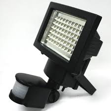 60 Led Solar Powered Motion Sensor Flood Light Bright White Rechargeable Battery Econosuperstore