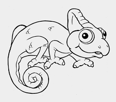 Chameleon coloring book for adults vector illustration. Lizard Chameleon Coloring Page Color Experiment Reptiles Coloring Book Cliparts Cartoons Jing Fm