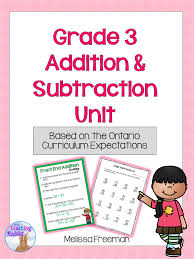 Addition & subtraction grade 3 book. Pin On Tpt Math Lessons