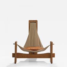 Three Legged Oak Sling Chair In Oak Ca 1960 1970s In 2020 Sling Chair Log Chairs Chair