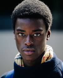 €* 31.12.1994 in dakar, senegal. Babacar N Doye At Lfwm S S 2019 By Adam Katz Sinding Eye Black Face Dark Brown Eyes