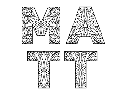 You can use our amazing online tool to color and edit the following free inspirational coloring pages. Matt Word Coloring Page Grafico Por Joan Schuman Creative Fabrica