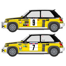Calling all nascar cup series nascar, racing fans! 1 24 Renault 5 Turbo 1981 82 Decals Tamiya Shk D231 Shunko Models Renault 5 Renault Turbo
