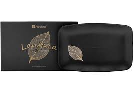 Vintage otagiri lacquerware fall trees black brown gold serving tray 16x12. Ashdene Lantana Black Gold Serving Tray 34cm Uptown Outback