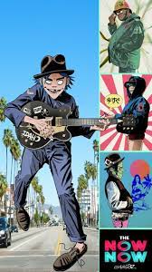 The Now Now Phone Wallpaper Gorillaz Art Gorillaz Gorillaz Fan Art