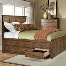 Oakhurst 6 Drawer Storage Panel Bed Bed Frame With Drawers Bed Frame With Storage Bed With Drawers