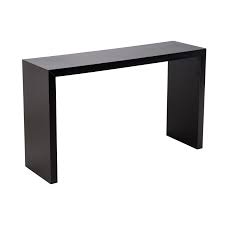Legs set at the edge of the table help maximize the dining surface. Parsons Bar Table Event Trade Show Furniture Rental Formdecor