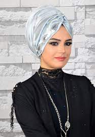Aise Tesettur Gumus Nakisli Abiye Hazir Sal Sal Tunik Trendler
