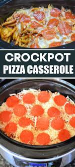 Crockpot Pizza Casserole Is A Family Favorite Recipe The Kids Especially Love It This Ea Crockpot Recipes Beef Crockpot Recipes Easy Pizza Casserole Crockpot