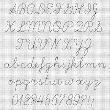 98w x 77h design area: Counted Backstitch Script Alphabet Cross Stitch Fonts Cross Stitch Alphabet Patterns Cross Stitch Alphabet