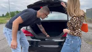 Car sex: Italian girl buys a used car and fucks the seller. Long and dirty  dialogues