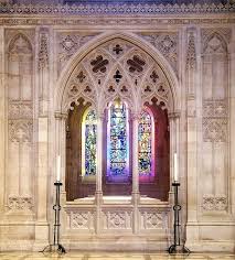 Stained Glass Windows At The Washington National Cathedral In Washington Dc