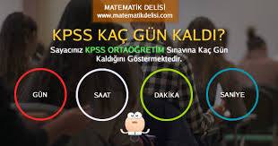Adayların ve kamuoyunun bilgisine saygıyla sunulur. 2022 Kpss Ortaogretim Sayaci Kac Gun Kaldi