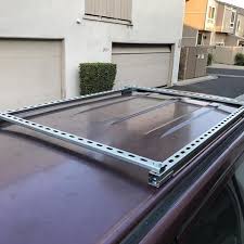 Still Not Finished But Progress Is Progress Gonna Have To Trim Down The Bolts On This Tent Rig To Make It Work The Kayak Rack Depot Camper Van Conversion Diy