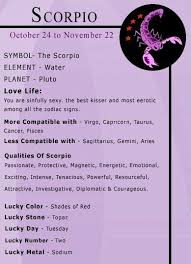 The chart given in the 'ephemeris' is the horoscope chart for today, cast at the time shown. Scorpio Lucky Color
