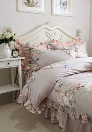 birds and flower printed 100 cotton rustic style bed sheet home garden bedding sheets pillowcases ebay bed sheets bed cover design cheap bed linen