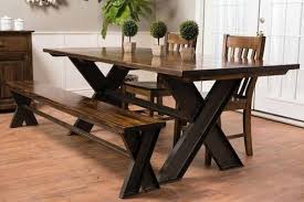 Customize Your Steel X Base Table S Design On Our Website And Choose The Top Styl Rustic Solid Wood Dining Table Solid Wood Dining Table Farmhouse Table Chairs