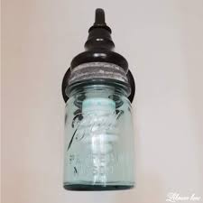 If you've ever wondered how to make a mason jar wall sconce as you know, katie and i got married last year and we still have totes upon totes of decorations from our wedding. Diy How To Make A Mason Or Ball Jar Light In 10 Just Minutes Lehman Lane