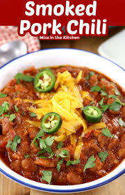 Pork pot pie is a dinner that tastes like it took a lot of effort to prepare, but with leftover pork tenderloin and frozen pastry sheets (or homemade if you wish), it's quite straightforward. Smoked Pork Chili Best Game Day Chili Miss In The Kitchen