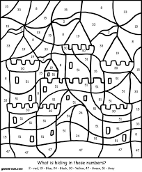 Select from 35302 printable crafts of cartoons, nature, animals, bible and many more. Color By Number Sand Castle Worksheets 99worksheets