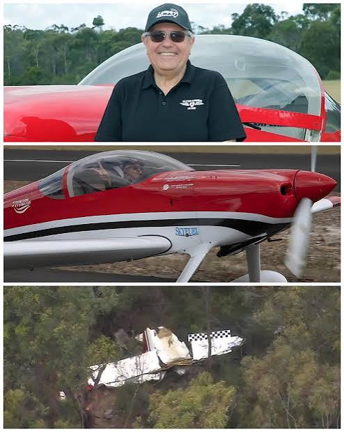 Revel Downing and his 63-year-old friend died after their kit-built plane crashed shortly after taking off from the NSW airport.
