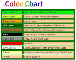 12 Unique Ion Cleanse Color Chart Stock Percorsi Emotivi Com